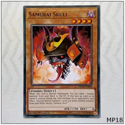 Samurai Skull - MP18-EN089 - Common 1st Edition Yugioh - Image 1