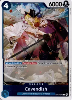Cavendish (045) R Royal Blood OP10-045 One Piece TCG - Image 1