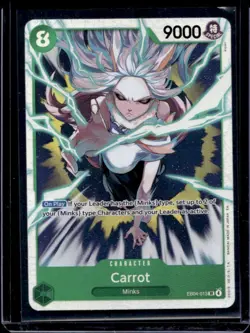2026 One Piece The Azure Sea's Seven Carrot Alternate Art Super Rare #EB04-013 - Image 1