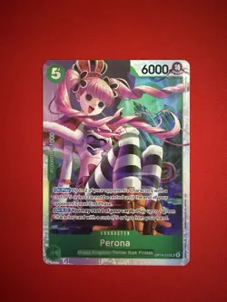 One Piece TCG Perona OP14-033 SR Super Rare THE AZURE SEA'S SEVEN ENGLISH - Image 1
