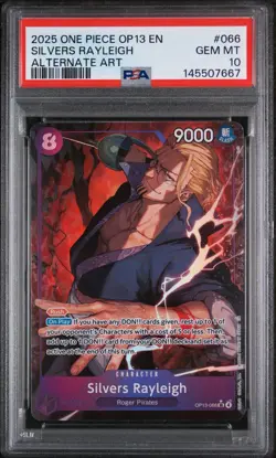 Silvers Rayleigh (Alternate Art) OP13-066 Carrying On His Will Foil - Image 1