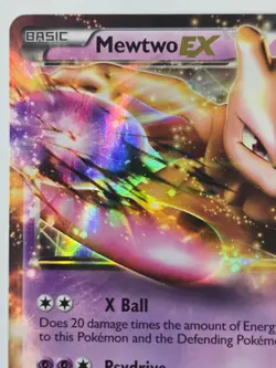 Mewtwo EX Holo Ultra Rare Card 54/113 Legendary Treasures 2013 Pokemon TCG (LP) - Image 3