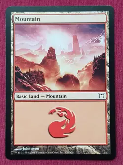Magic The Gathering CHAMPIONS OF KAMIGAWA MOUNTAIN 300 land card MTG - Image 1