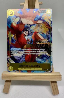 Monkey D. Luffy P-036 Pre-Release Winner Promo One Piece Card Game NM English - Image 1