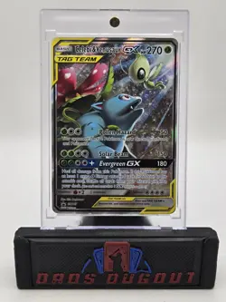Pokemon Celebi & Venusaur GX SM167 Promo TAG TEAM Holo Basic English TCG Card LP - Image 1