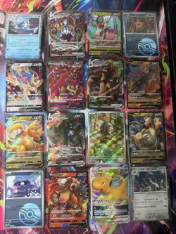 Pokemon 16 Card Lot nm V Max Mega Amazing Ex HOLO Rare Hits Only F70 - Image 1
