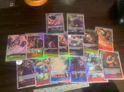 One Piece Card Lot 54 Cards Total SR-Stamp-Luffy-Zoro-Sanji-Boa-Law - Image 4