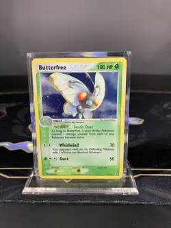 Pokemon Card Ex FireRed LeafGreen Butterfree 2/112 2004 Non Reverse Holo LP - Image 1