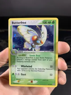 Pokemon Card Ex FireRed LeafGreen Butterfree 2/112 2004 Non Reverse Holo LP - Image 2