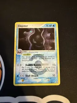 20/112 Cloyster Rare Reverse Holo EX Fire Red Leaf Green Pokemon Card DMG - Image 1