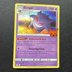 Gengar 066/196 Holo Halloween Trick or Trade Pokemon Card - Image 1