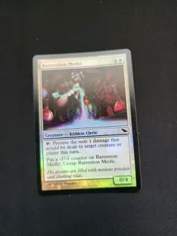 Barrenton Medic FOIL Shadowmoor Mp White Common MAGIC MTG CARD - Image 1
