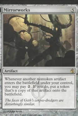 Mirrodin Besieged #114 Mirrorworks - Image 1