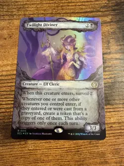 MTG Lorwyn Eclipsed SHOWCASE FOIL Twilight Diviner - Image 1