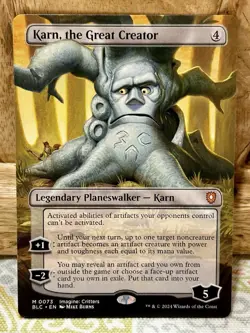 Karn, the Great Creator Commander:Bloomburrow BLC LP MTG IMAGINE CRITTERS - Image 1