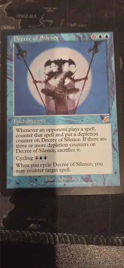 MtG Decree of Silence - Image 1