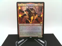 Myojin of Roaring Blades 036 Foil Kamigawa Neon Dynasty NEC MTG Magic - Image 1