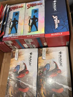 Magic The Gathering MTG Spider-Man Gift Bundle Collector Play Booster Lot - Image 2