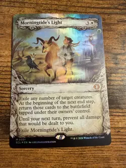 MTG Lorwyn Eclipsed SHOWCASE FOIL Morningtide's Light - Image 1