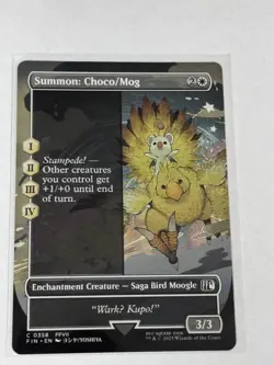 Summon: Choco/Mog Borderless FINAL FANTASY #358 - Image 1