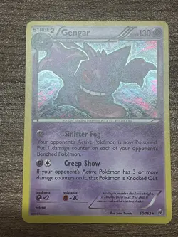 Gengar 60/162 – BREAKthrough – Lightly Played Holo Rare Pokemon - Image 1
