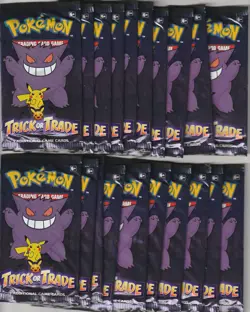 Lot of Twenty Pokemon 2022 Trick or Trade Booster Packs - Image 1