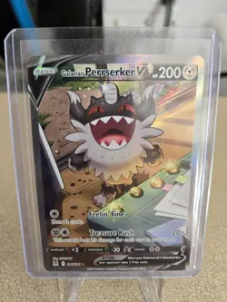Pokemon TCG Lost Origin #184/196 Galarian Perrserker V (Alternate Full Art) - Image 3