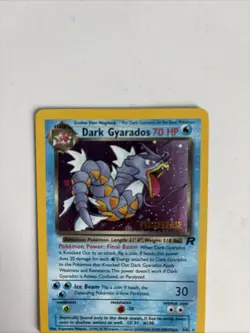 Pokemon 1999 Dark Gyarados Holo PRE RELEASE Stamp SP Team Rocket Very Rare 8/82 - Image 4