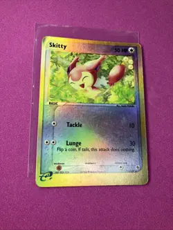 Pokemon TCG Skitty 71/109 Ruby and Sapphire Reverse Holo - Image 1