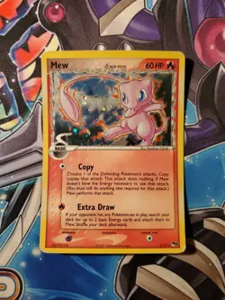 Pokemon Mew Delta Species 3/17 Holo Rare HP Pop Series 5 UPSIDE DOWN BACK ERROR - Image 1