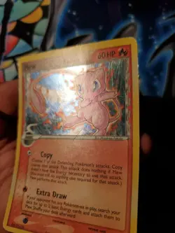Pokemon Mew Delta Species 3/17 Holo Rare HP Pop Series 5 UPSIDE DOWN BACK ERROR - Image 4
