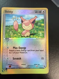 Pokemon TCG Skitty EX Ruby & Sapphire Reverse Holo 70/109 LP Condition - Image 1
