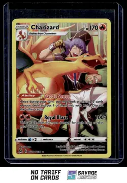 2022 Pokemon SWSH Lost Origin Trainer Gallery Charizard #TG03/TG30 - Image 1