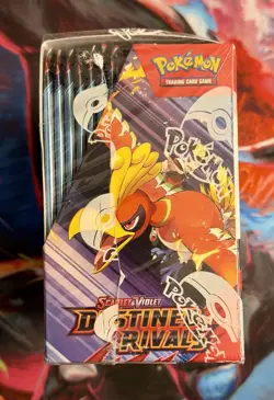 Pokemon Destined Rivals Booster Box - New Factory Sealed - Image 2