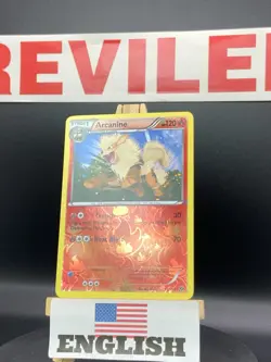 Pokemon Black & White Next Destinies ARCANINE Reverse Holo #13/99 - HP - Image 1