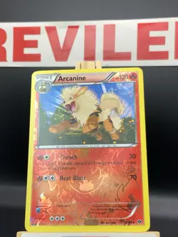 Pokemon Black & White Next Destinies ARCANINE Reverse Holo #13/99 - HP - Image 2