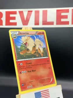 Pokemon Black & White Next Destinies ARCANINE Reverse Holo #13/99 - HP - Image 5