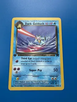 Pokemon Dark Golduck 1st Edition 37/82 Team Rocket English - Image 1