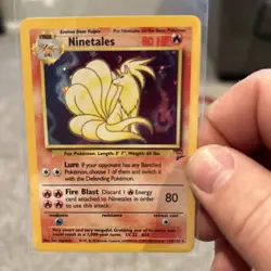 Pokemon TCG Ninetales Base Set 2 13/130 Holo Unlimited Holo Rare - Image 1