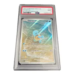 2023 POKEMON MEW EN-151 ILLUSTRATION RARE #170 SQUIRTLE PSA 9 - Image 1