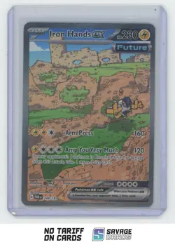2023 Pokemon Scarlet & Violet Paradox Rift Iron Hands ex #248/182 Special - Image 1