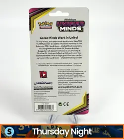 POKEMON SUN & MOON UNIFIED MINDS SEALED BOOSTER PACK HANGER PIKACHU PROMO - Image 2