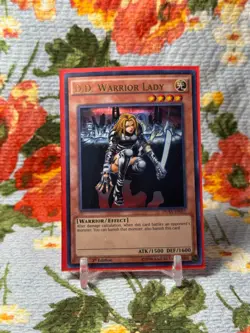 Yu-Gi-Oh! D.D. Warrior Lady DUSA-EN051 1st Edition Ultra Rare - Image 1