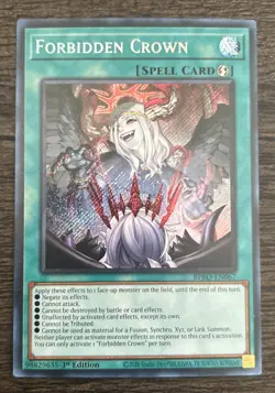 Yu-Gi-Oh! - Forbidden Crown - BPRO-EN067 - Secret Rare - 1st Ed. NM/M - Image 1