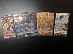 Lot of 7 YuGiOh Booster Packs - Image 1