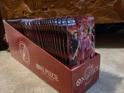 ONE PIECE Heroines EB-03 Lot x50 Sleeved Booster pack English In Hand Tray Inclu - Image 1