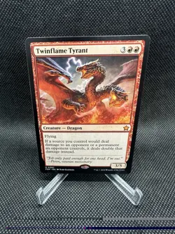 Twinflame Tyrant Mythic Regular Card #97 Foundations MTG - Image 1