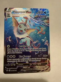Vaporeon VMAX SWSH182 SWSH: Sword & Shield Promo Cards Holo - Image 1