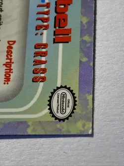 WEEPINBELL #70 Pokemon Card TCG FOIL Topps TV Animation - Image 4