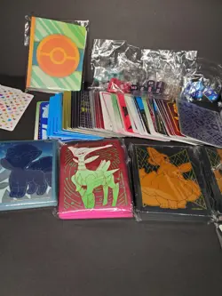 Lot of Pokemon TCG Exclusive ETB Card Sleeves Dice, Coins, Dividers - Image 3